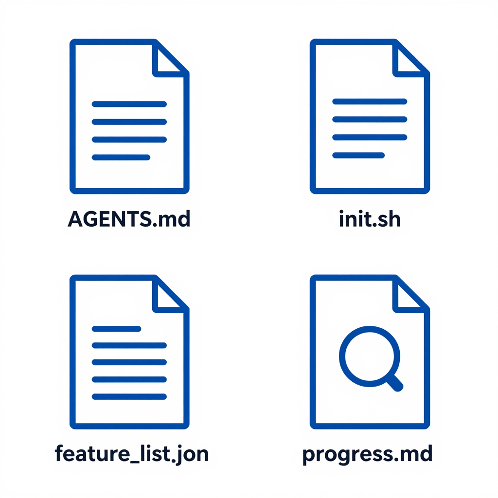 最小 Harness 四个文件